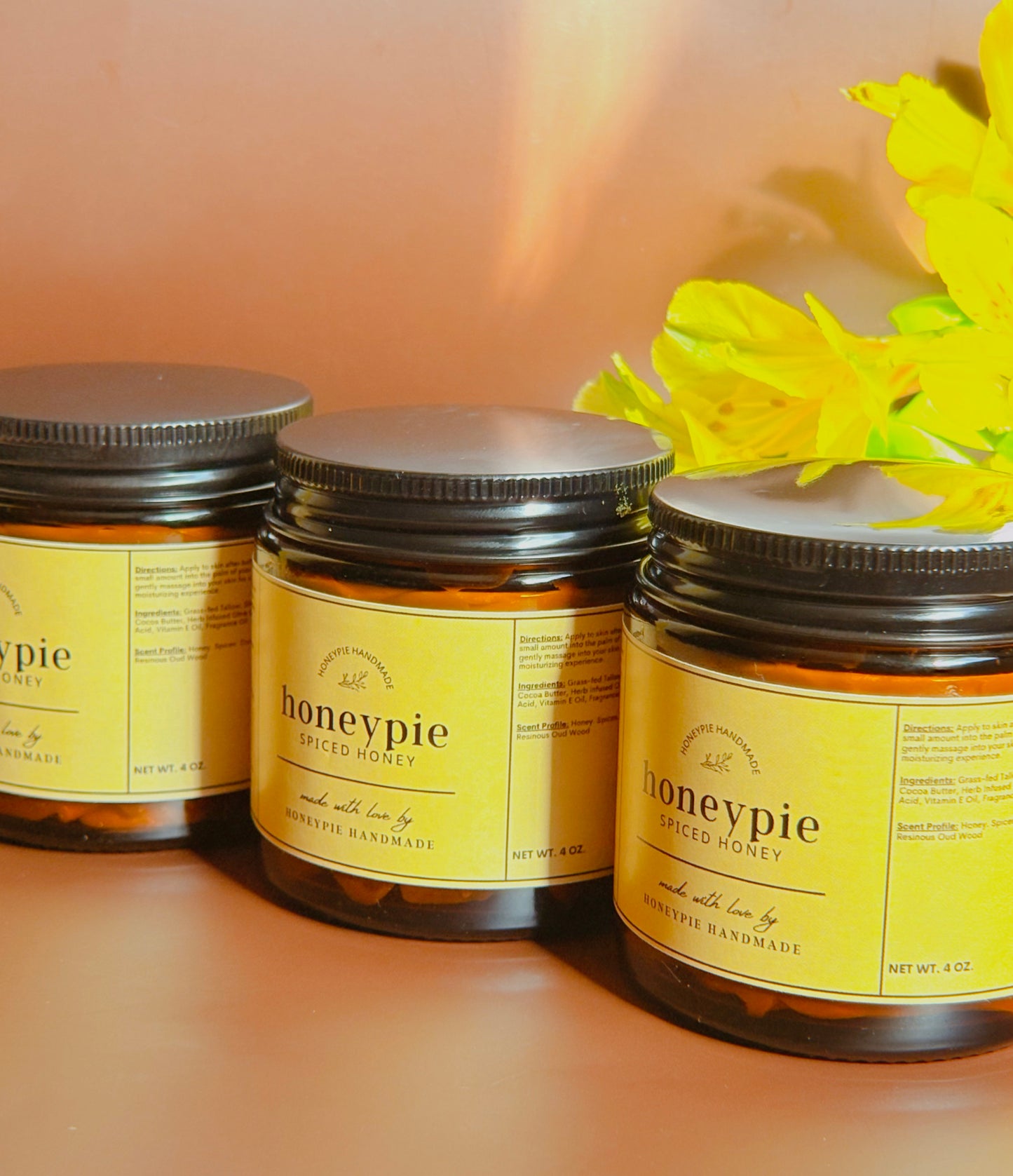 Organic Triple Butter Body Butter Made With Grass-fed Tallow (4oz.)